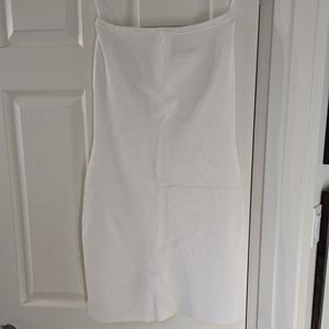Babaton white tube dress